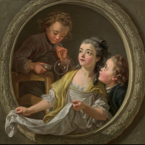Van Loo (Charles Amedee Philippe) Les bulles de savon 1764 National Gallery of Arts Wahington