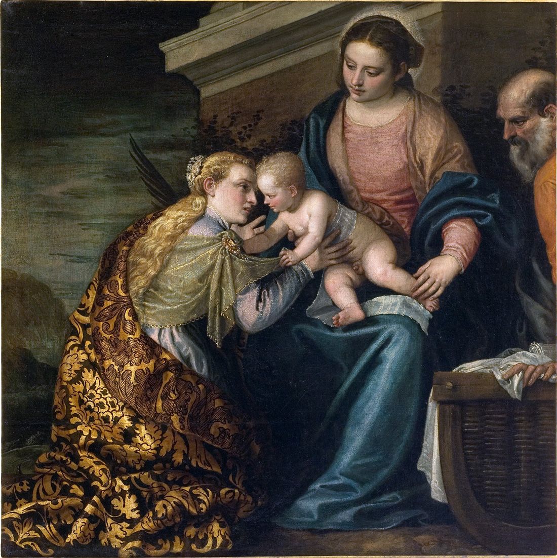 Veronese vers 1560 Mariage mystique de Sainte Catherine Musee Fabre