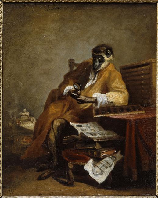 chardin-Le singe antiquaire -1740 Musee des Beaux Arts chartres