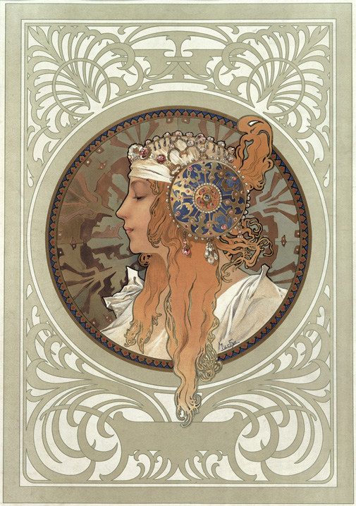 mucha tete byzantine blonde 1897