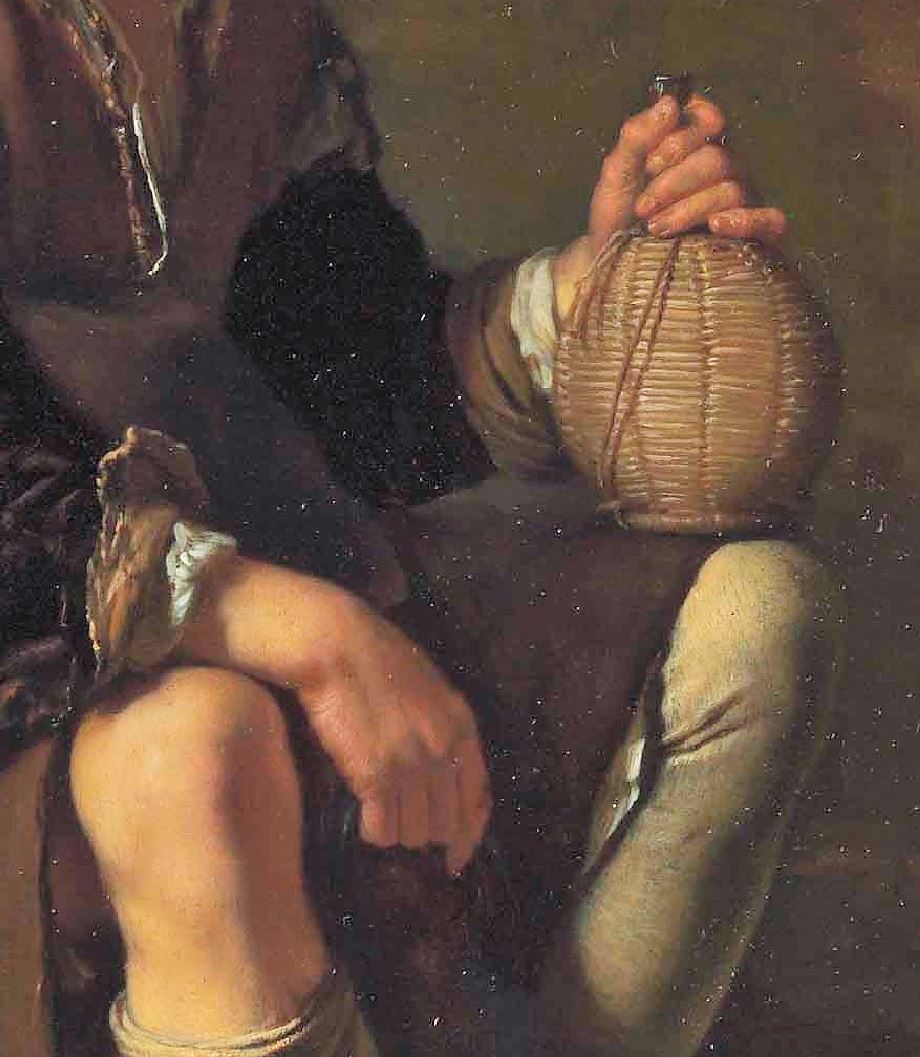 van Mieris Frans (I) 1655-57 The A resting traveller Leiden Collection detail