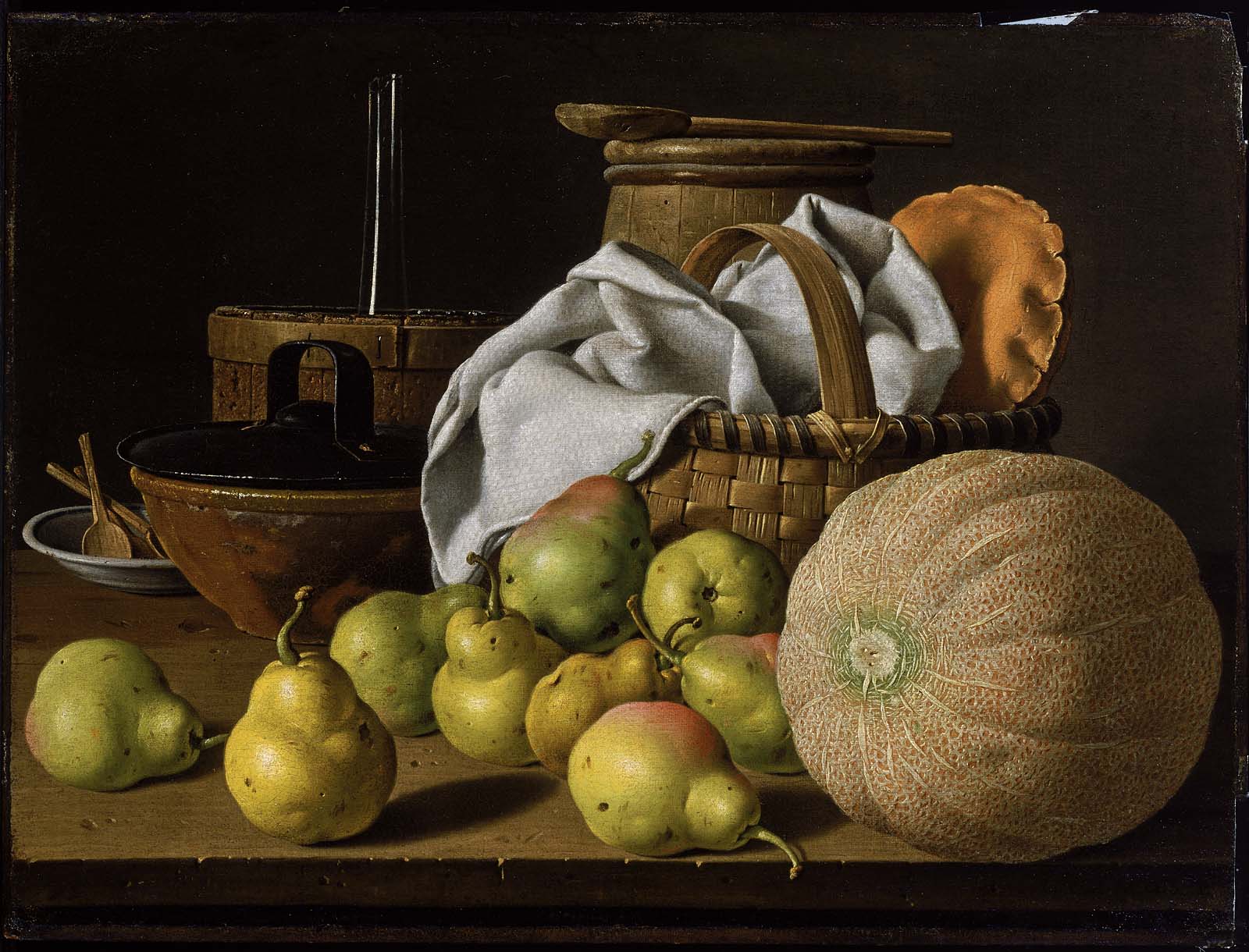 Melendez 1772 ca Still Life with Still Life with Melon and Pears Museum of Fine Arts, Boston