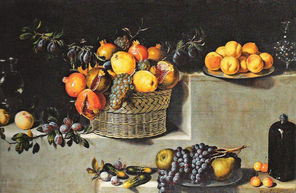 Van der Hamen 1629 Still_Life_with_Fruit and Glassware Williams College Museum Williamstown
