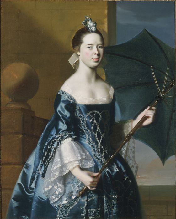 John Singleton Copley Mrs. Benjamin Pickman (Mary Toppan). 1763. Yale University Art Gallery, New Haven