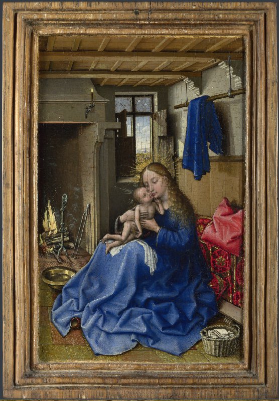 Atelier de Campin, The Virgin and Child in an Interior, avant 1432, National Gallery