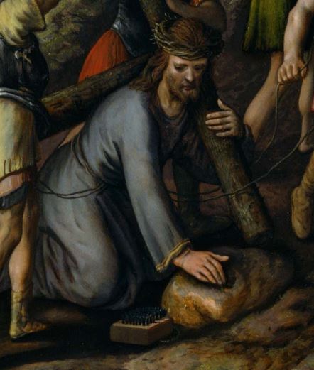 Joachim_Beuckelaer_-_Christ_carrying_the_Cross_-_Google_Art_Project 1561, National Museum, Stockholm detail