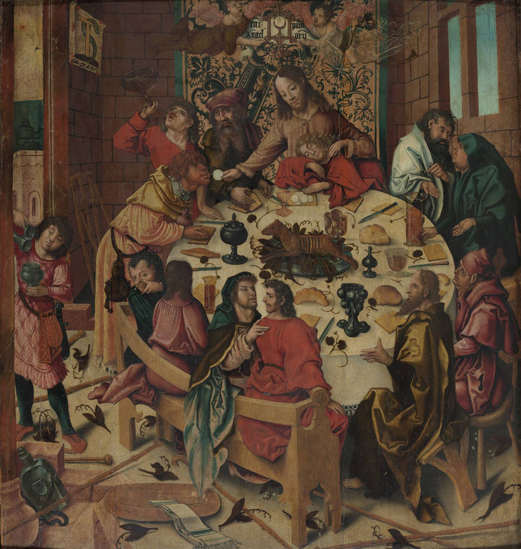 Last Supper Jorg Ratgeb, 1505-1510 Boijmans van Beuningen