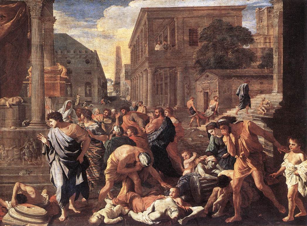 Poussin 1630-31 La Peste d'Asdod Louvre