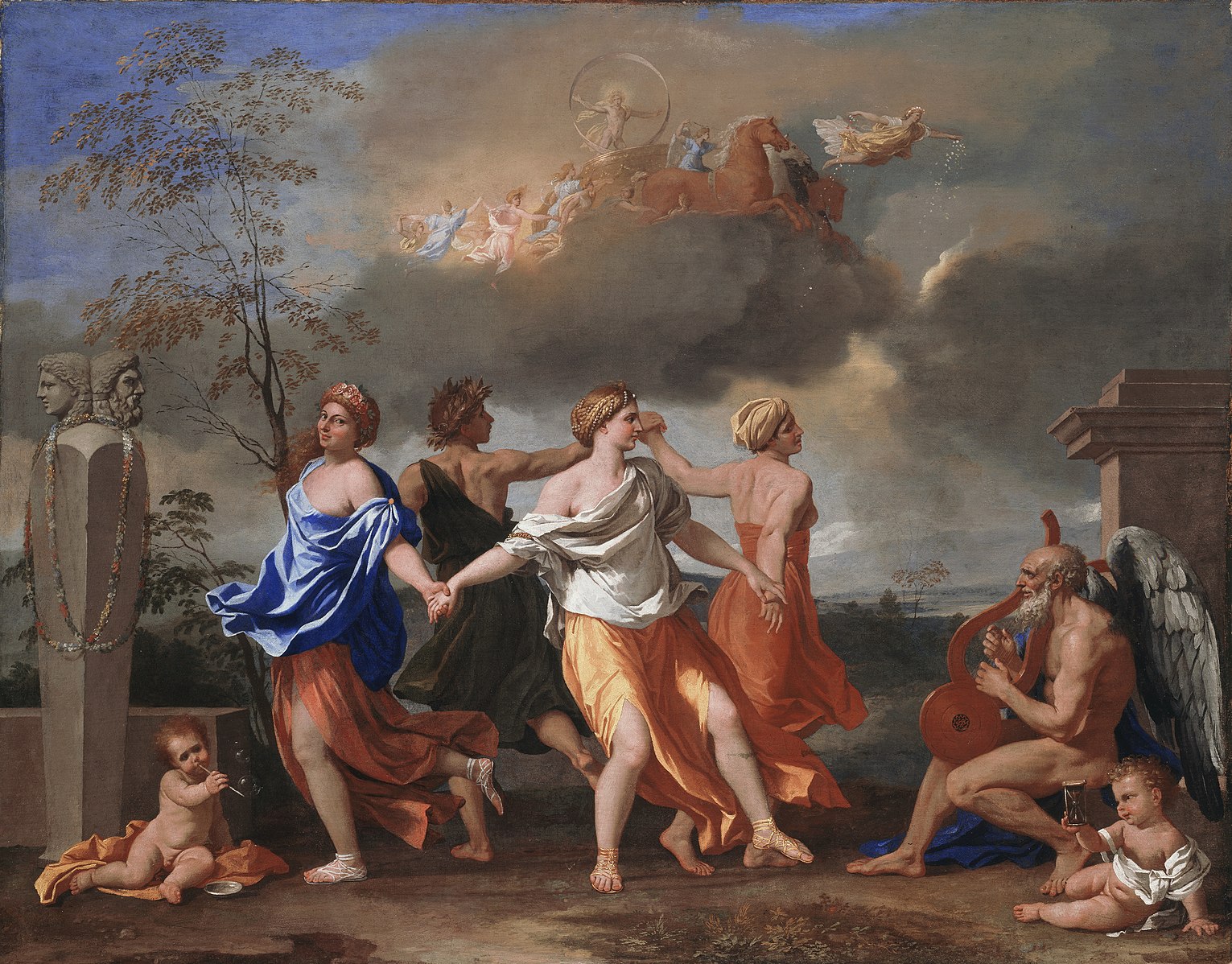 Poussin 1634-36 The_dance_to_the_music_of_time_Wallace Collection