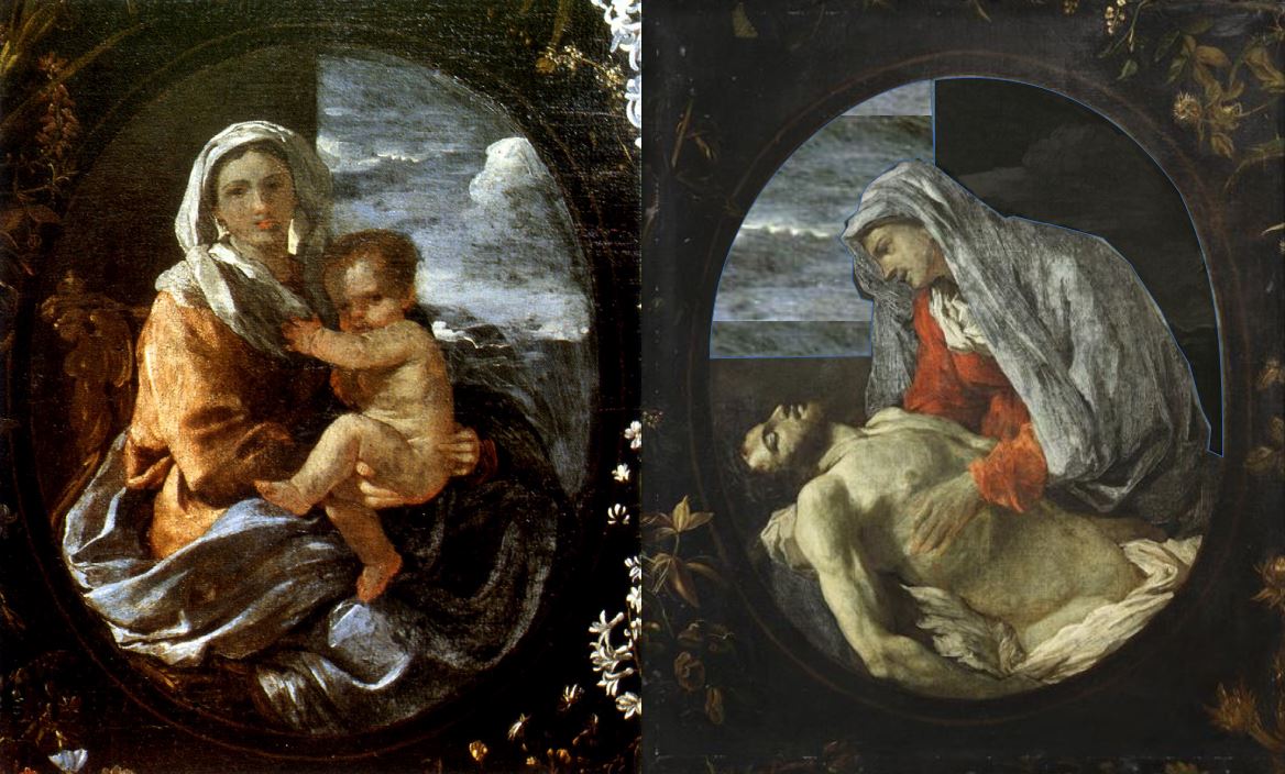 poussin 1626-27 Pieta Madone schema