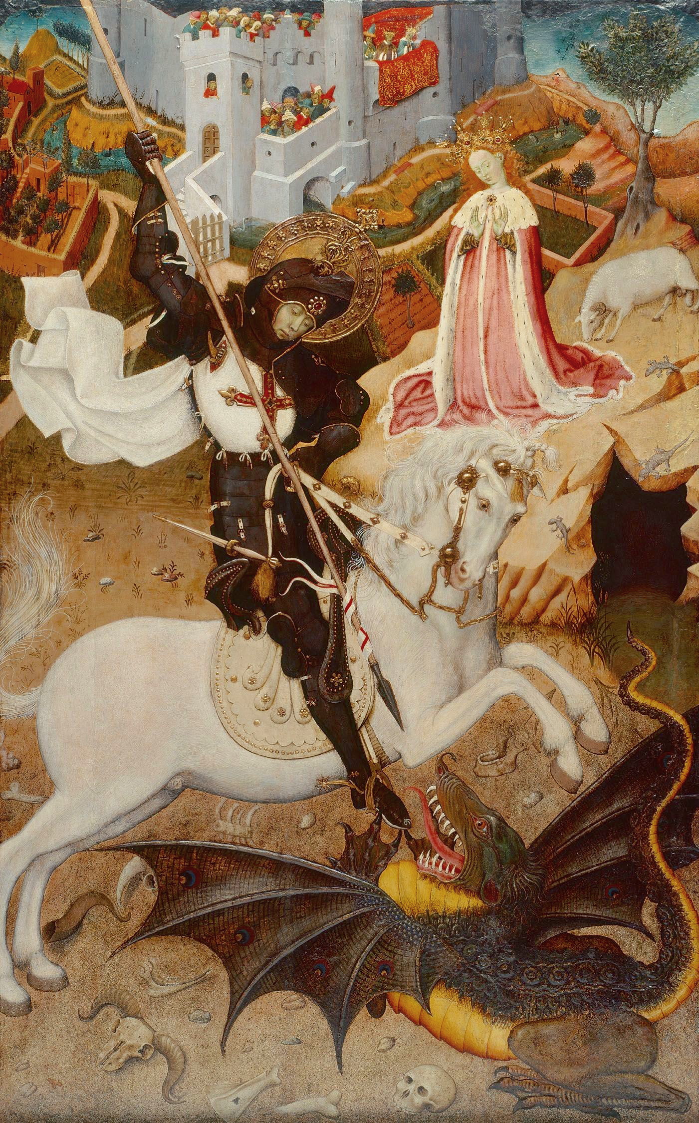 Bernat_Martorell_-_Saint_George_Killing_the_Dragon_1434-35 Art Institute of Chicago