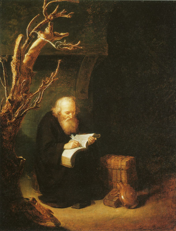 Dominicus van Tol Ermite ecrivant