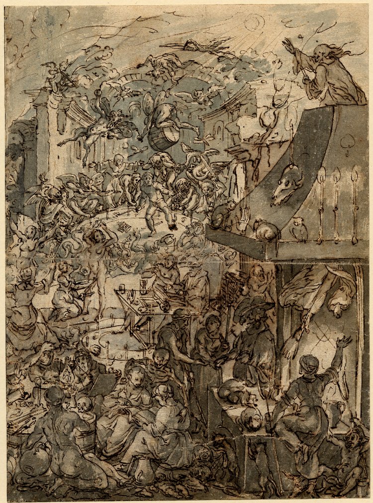 Frans Francken le Jeune, Un sabbat de sorcières. Bristish Museum