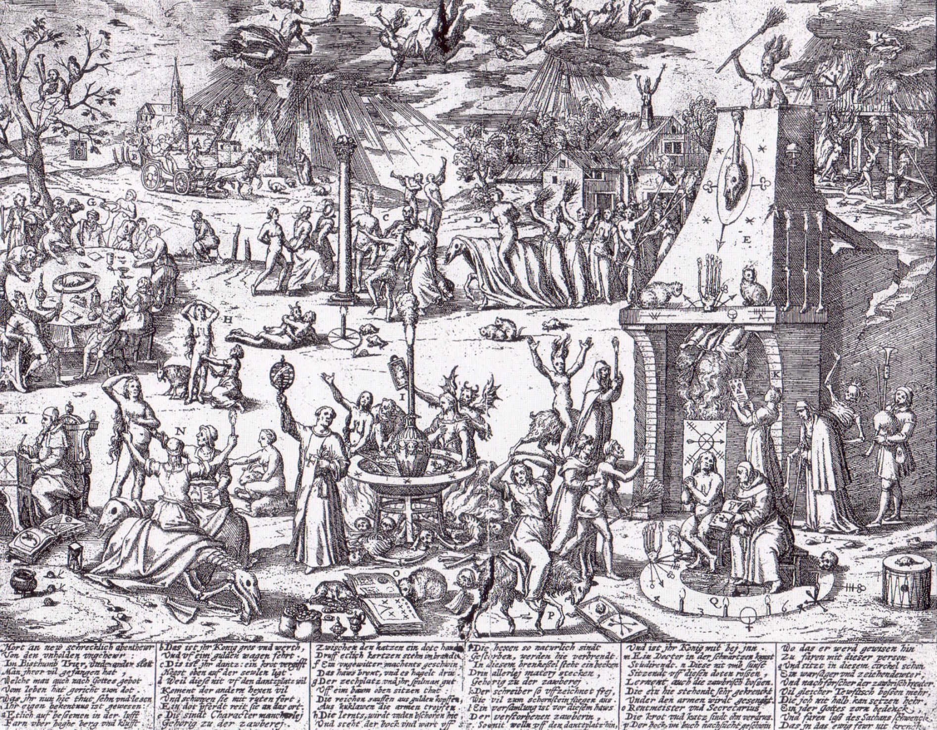 Pamphlet de 1594 relatif au procès des sorcières de Treves