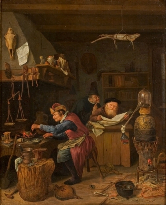 Steen Jan L'Alchimiste vers 1700 Rijksmuseum Twenthe