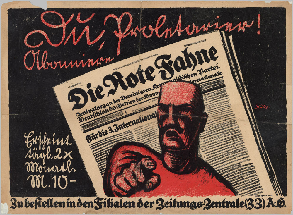 Allemagne 1921 You, Proletarians Subscribe