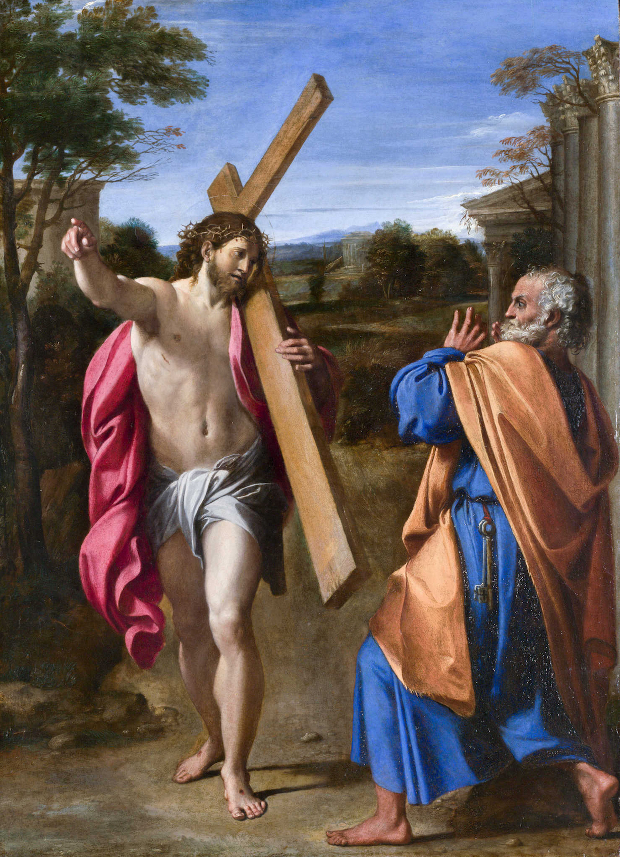 Carracci Domine Quo Vadis (1601-02) National Gallery, London