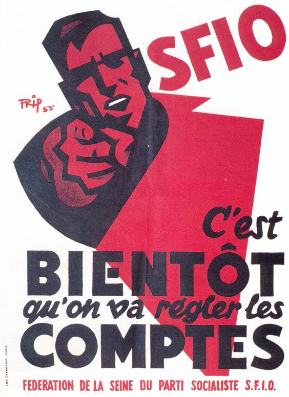 France 1956 SFIO Legislatives du 2 janvier 1956 bis