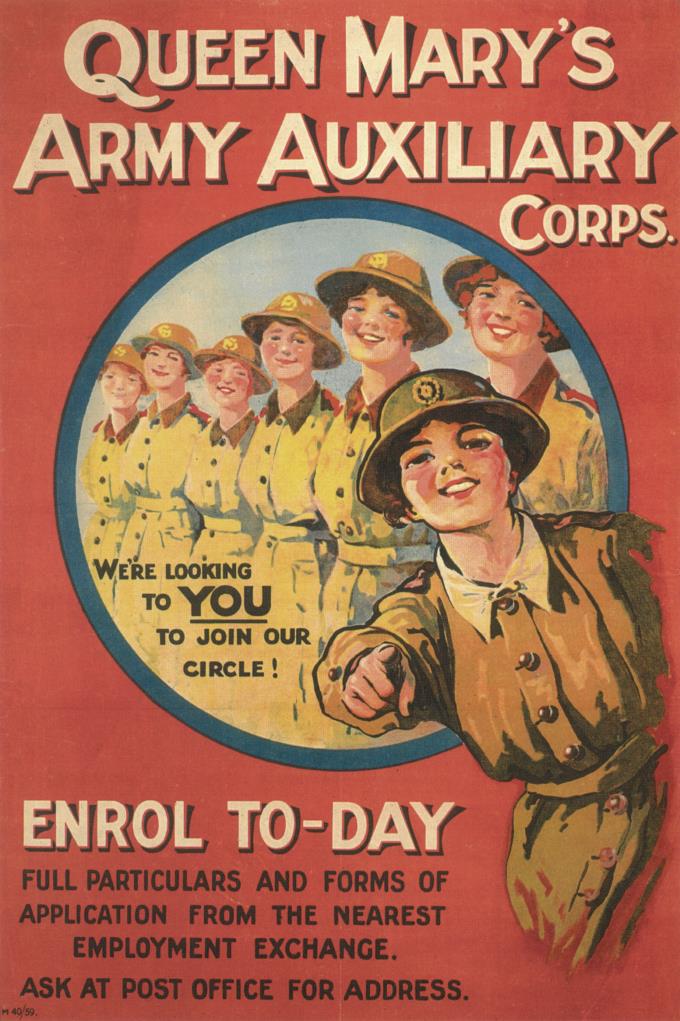 WW1 GB 1917 Women's Army Auxiliary Corps