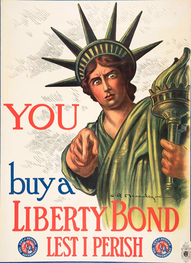 WW1 US 1917 Liberty-Bond-Charles Raymond Macauley