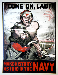 WW2 USA Come on lad affiche de Julius Cozzy Gottsdanker