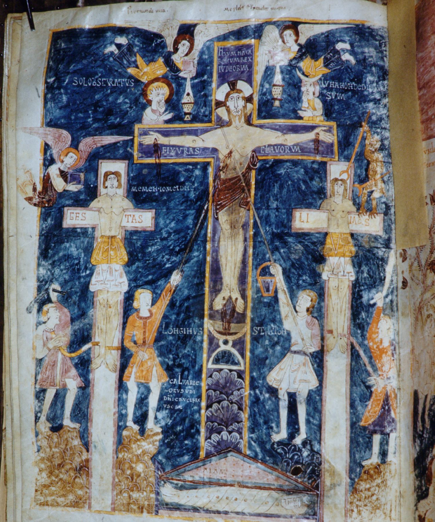 Beatus de gerone 975 Crucifixion