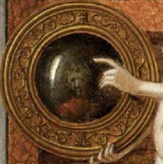 Bellini Allegoria della prudenza o della vanita – ca. 1490 Gallerie dell’Accademia, Venezia detail visage