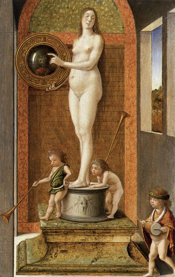 Bellini Allegoria della prudenza o della vanita – ca. 1490 Gallerie dell’Accademia, Venezia