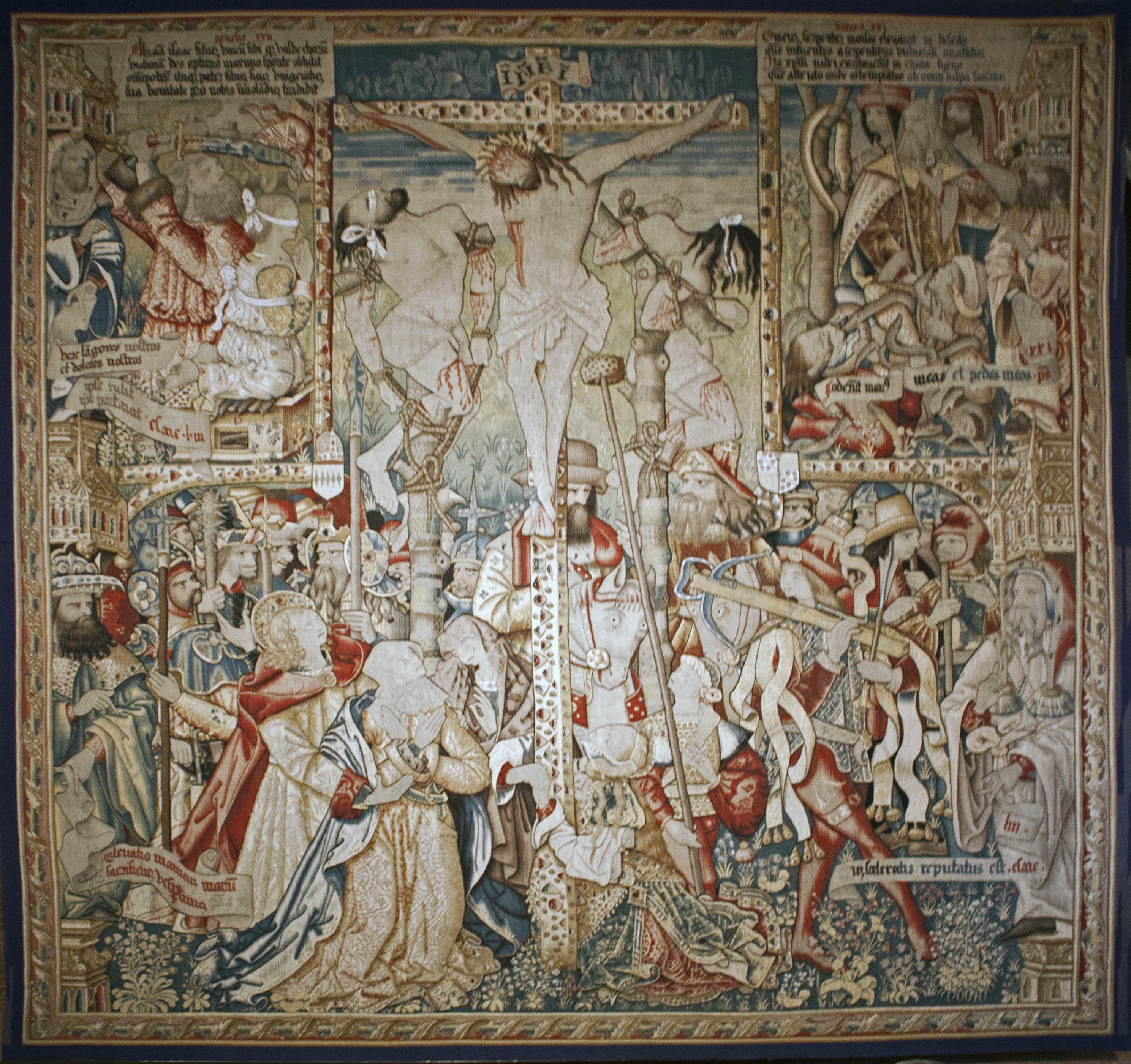 Crucifixion, tapisserie de La Chaise Dieu, 1501-1518