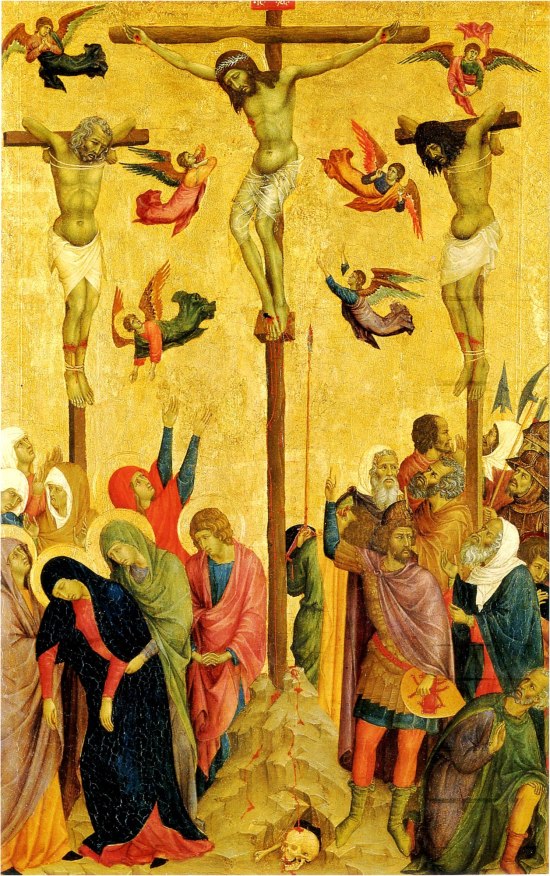 The-Crucifixion- Crawford et Balcarres, master of citta di castello vers 1320 Manchester, City Art Gallery