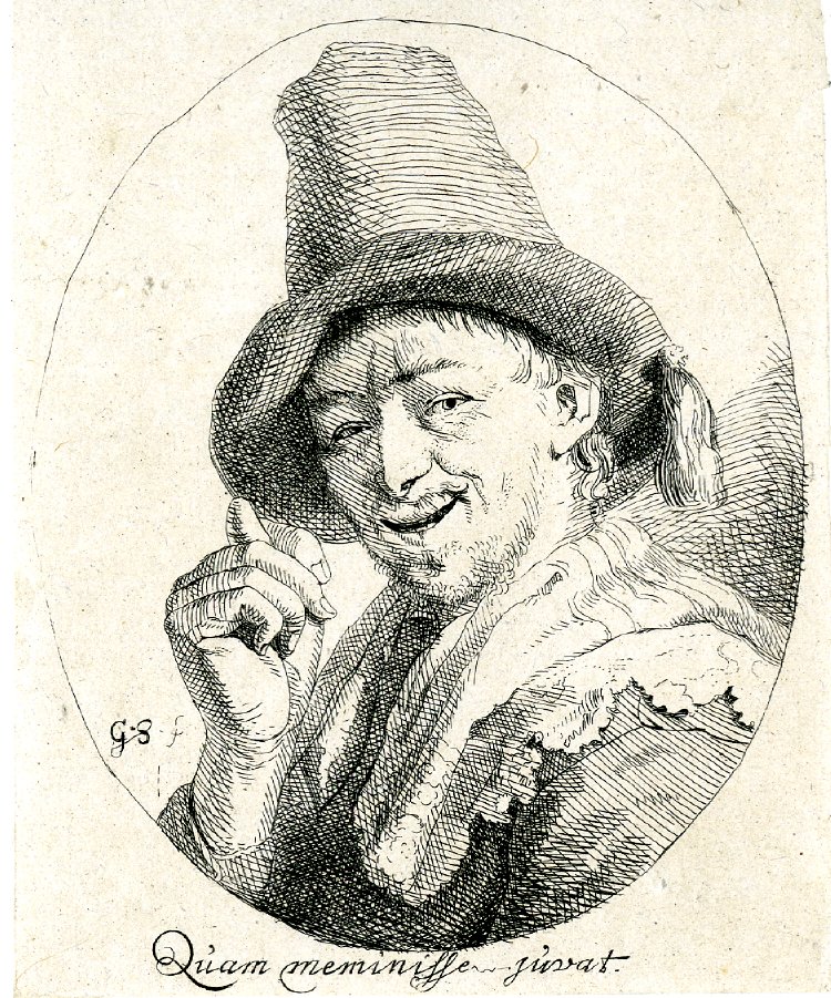 After Godfried Schalcken 1660-1680 quam meminisse juvat Bristish Museum
