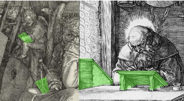 Durer 1514 Saint Jerome dans son etude ecritoires