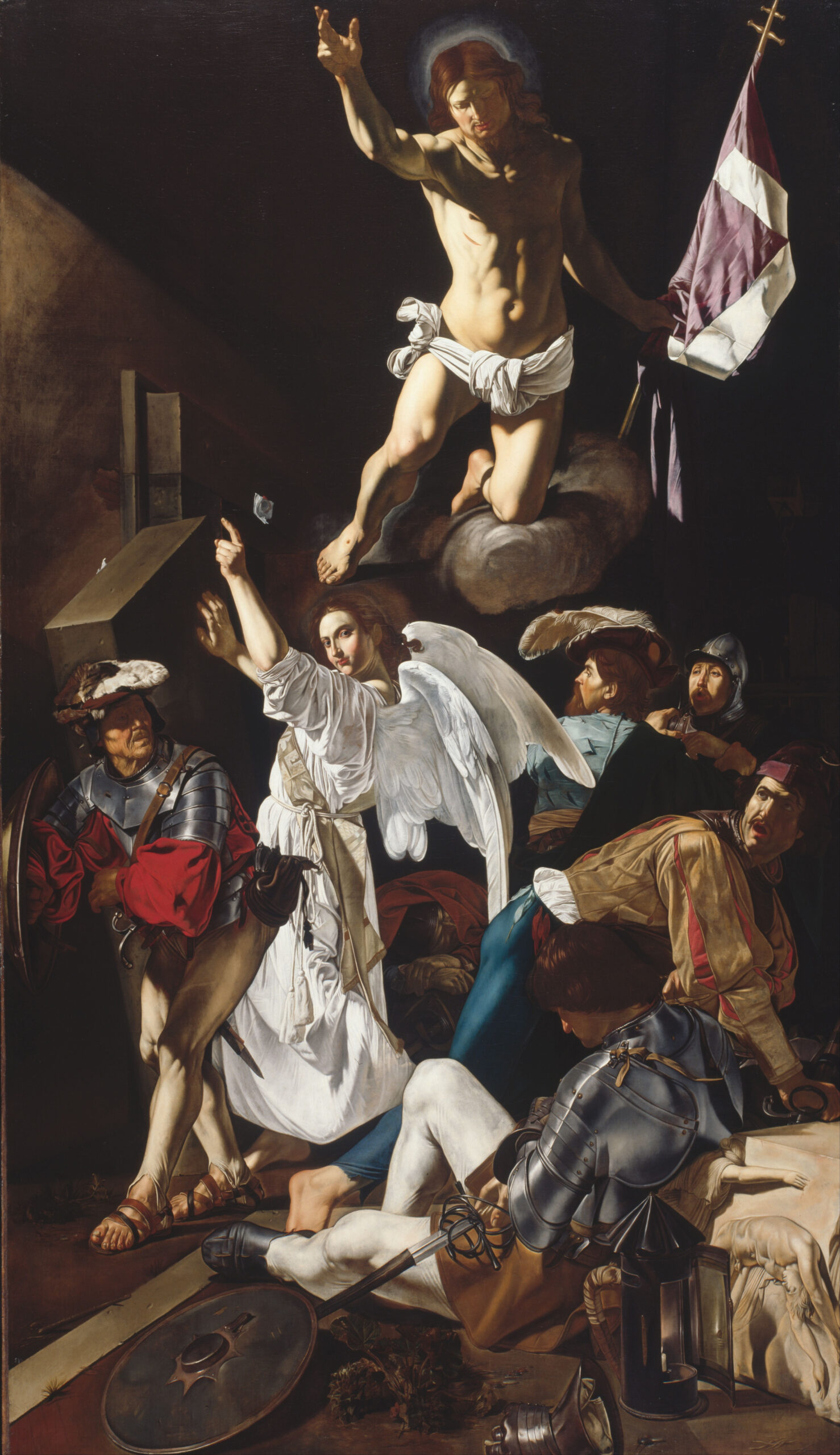 Francesco_Buoneri,_called_Cecco_del_Caravaggio_-_The_Resurrection 1620 Art Institute, Chicago