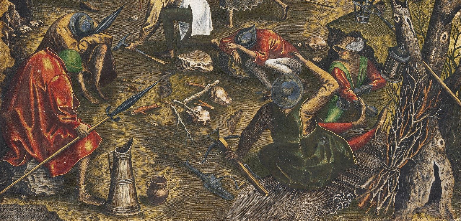 Philips Galle after Pieter Bruegel 1562 – 1563The_Resurrection_MET detail soldats