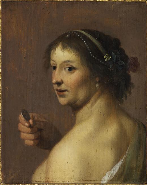 Poelenburgh 1627 Tete dde femme Musee des BA Angers
