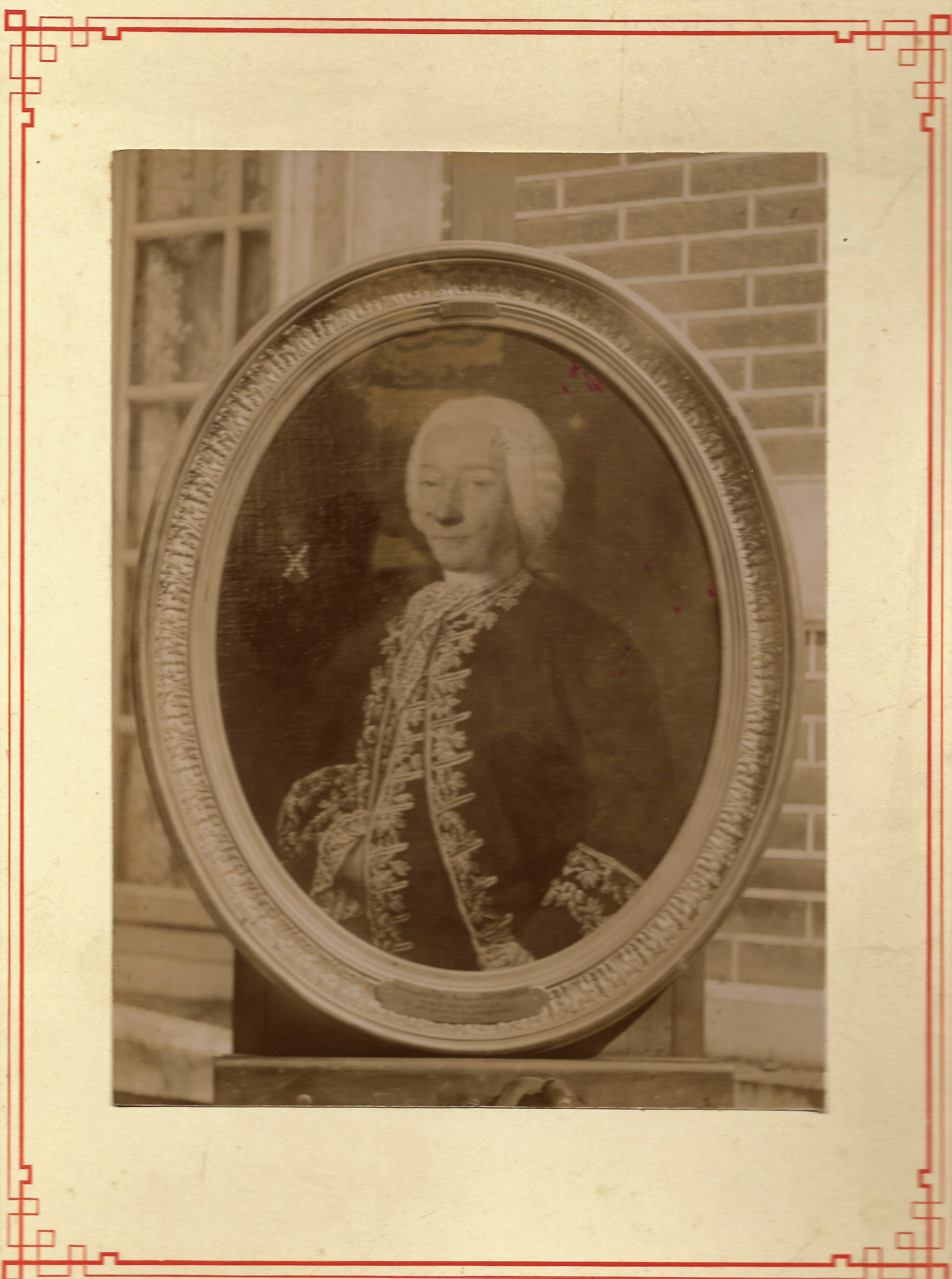 1701-1786 Jean Antoine Duvidal 1er Marquis par Tocque coll Gladysz