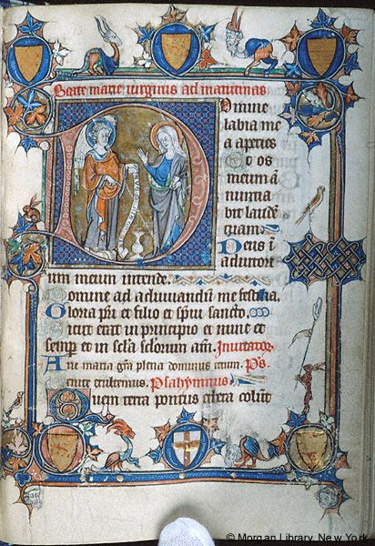 1280-90 Hours of Yolande de Soissons, French, Amiens, c. (New York, Morgan, MS M.729, fol. 233r