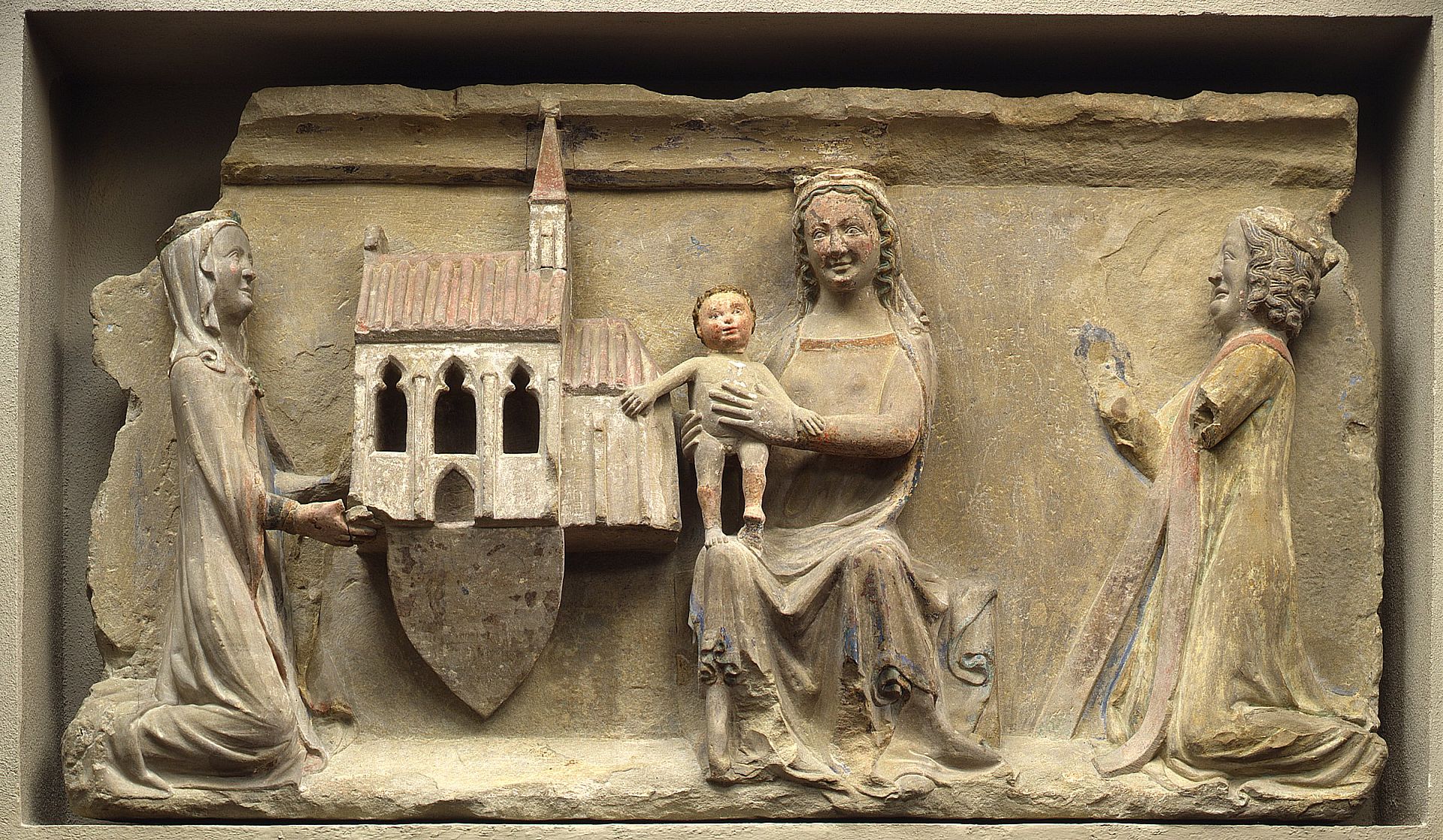 1324 Dedicace chapelle imperiale Antonius Berthold, Kaiser Ludwig and Margaret Bayerisches Nationalmuseum Munich