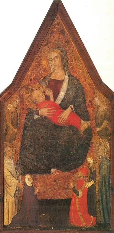 1368-90, Poliptico de la Virgen de la Leche. Museo Diocesano de Cordoba
