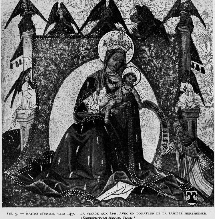 1440 ca Andre Pigler, La Vierge aux epis , Gazette des beaux-arts, t. VIII - VIe periode,‎ juillet 1932