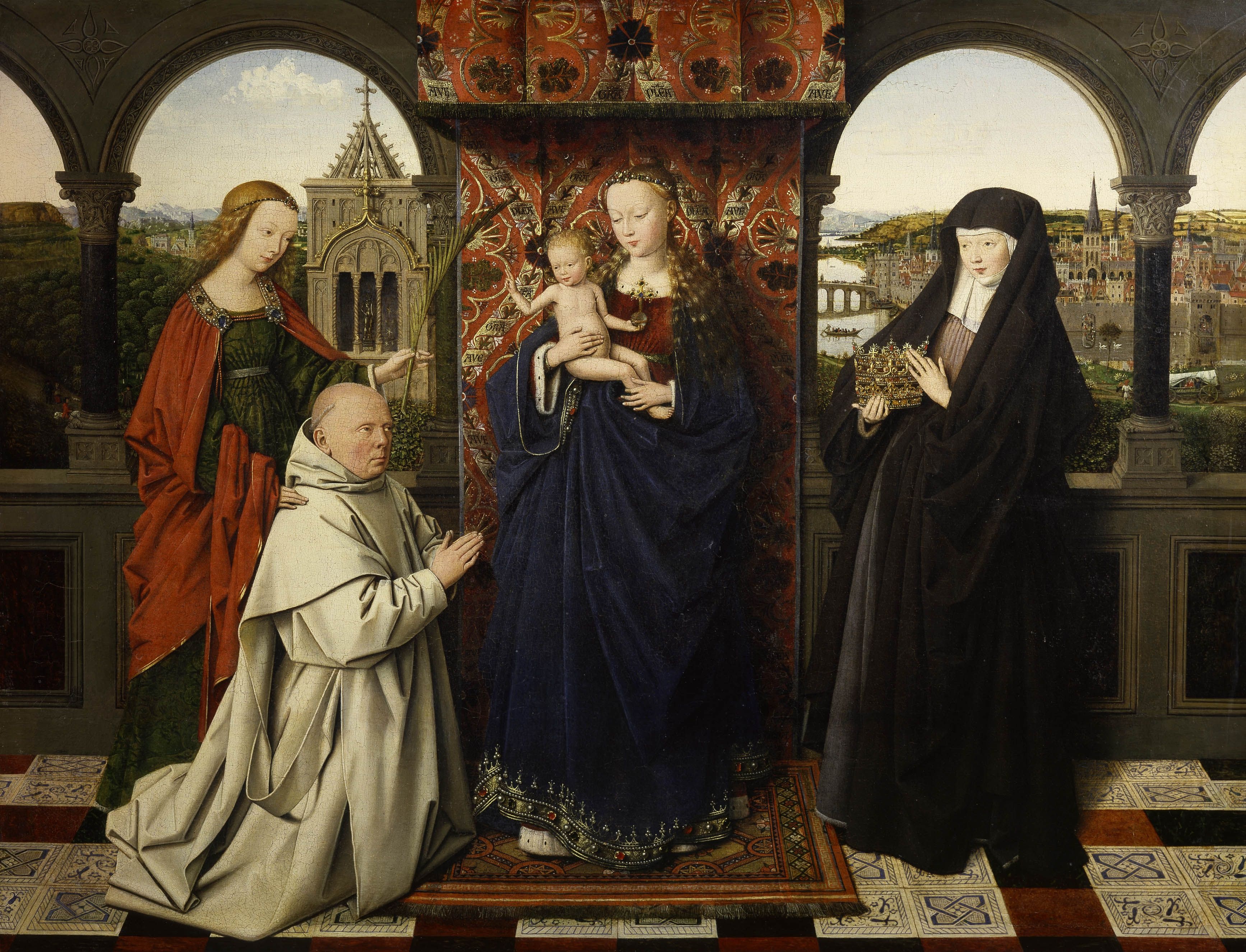 1441 Jan_van_Eyck_Madonna of Jan Vos _Frick_Collection