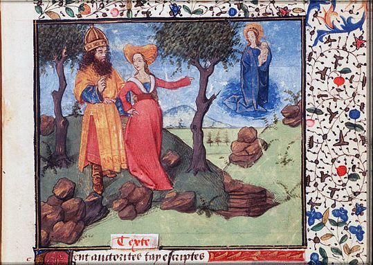 1450-1475 Christine de Pisan, Epitre Othea, La sibylle de Tibur Auguste La Haye, Bibliothèque Meermanno KB74G27