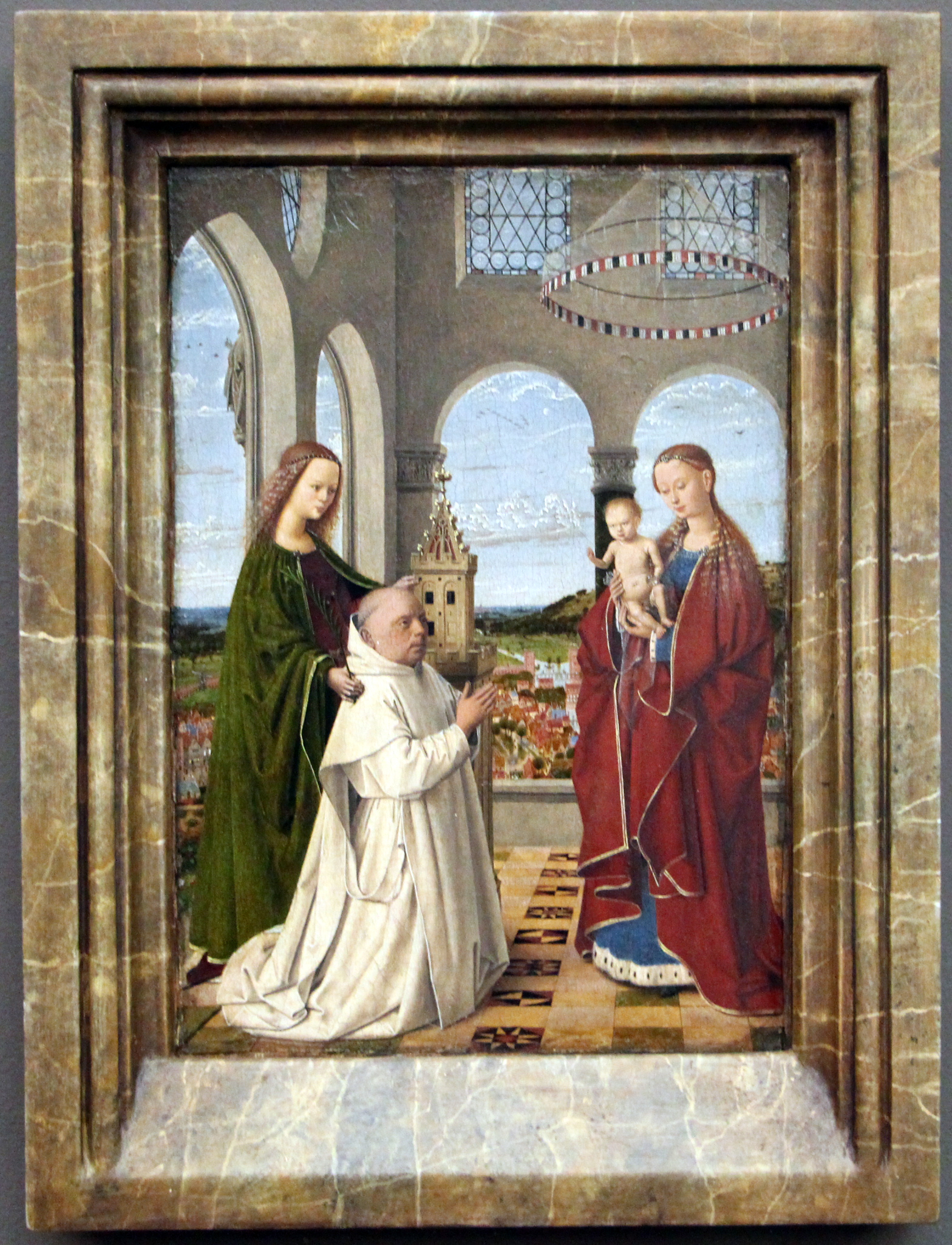 1450 ca Petrus_christus,_madonna_exeter, Gemaldegalerie Berlin