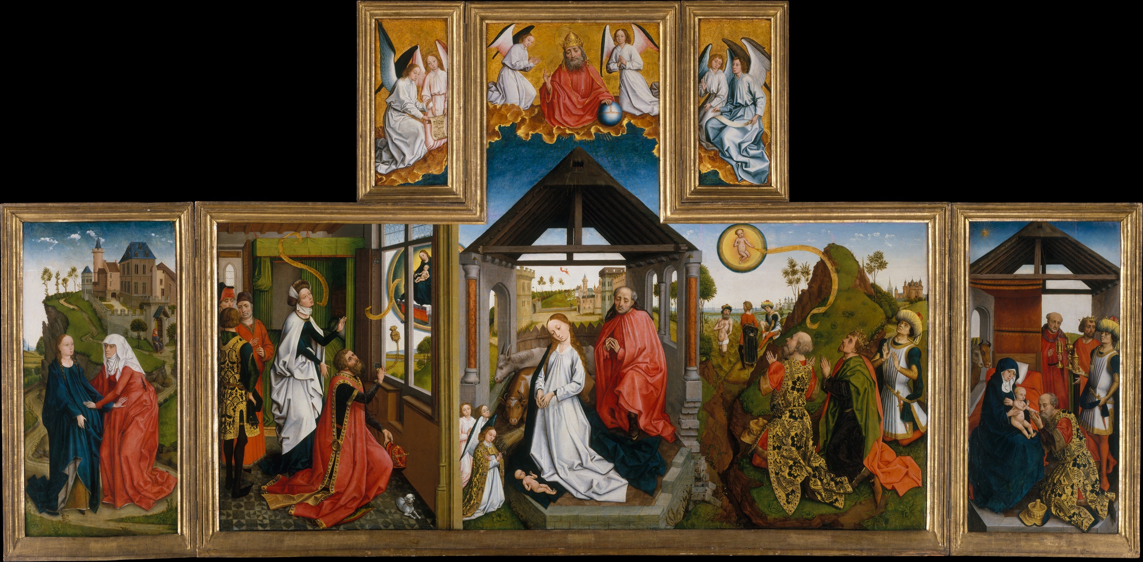 1450 ca Triptyque de la Nativite Atelier de Van der Weyden MET