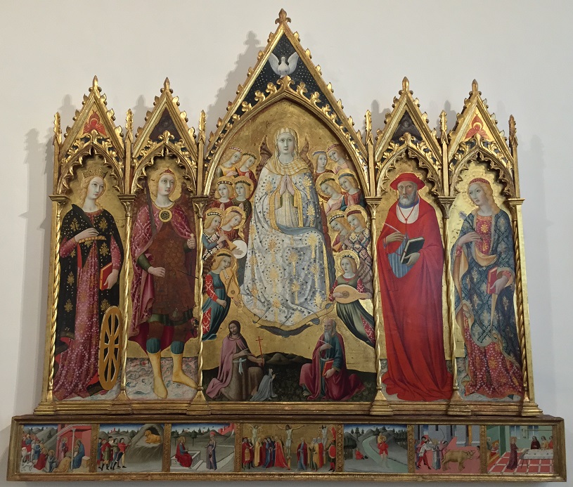 1479 Sano di Pietro Polittico dell'Assunzione della Vergine Pinacoteca Nazionale, Siena