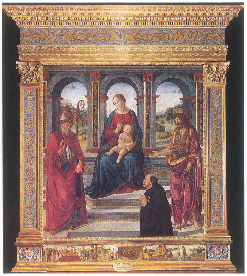 1480 ca Cosimo Rosselli Commenda di Sant'Eufrosino Church in Volpaia, Radda in Chianti, Siena