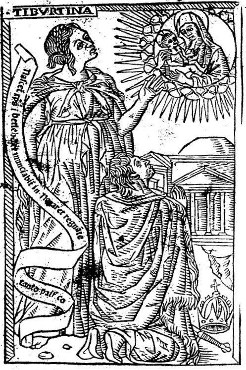 1481 La Sibylle de Tibur dans le Discordantiae de Barbieri. Gallica