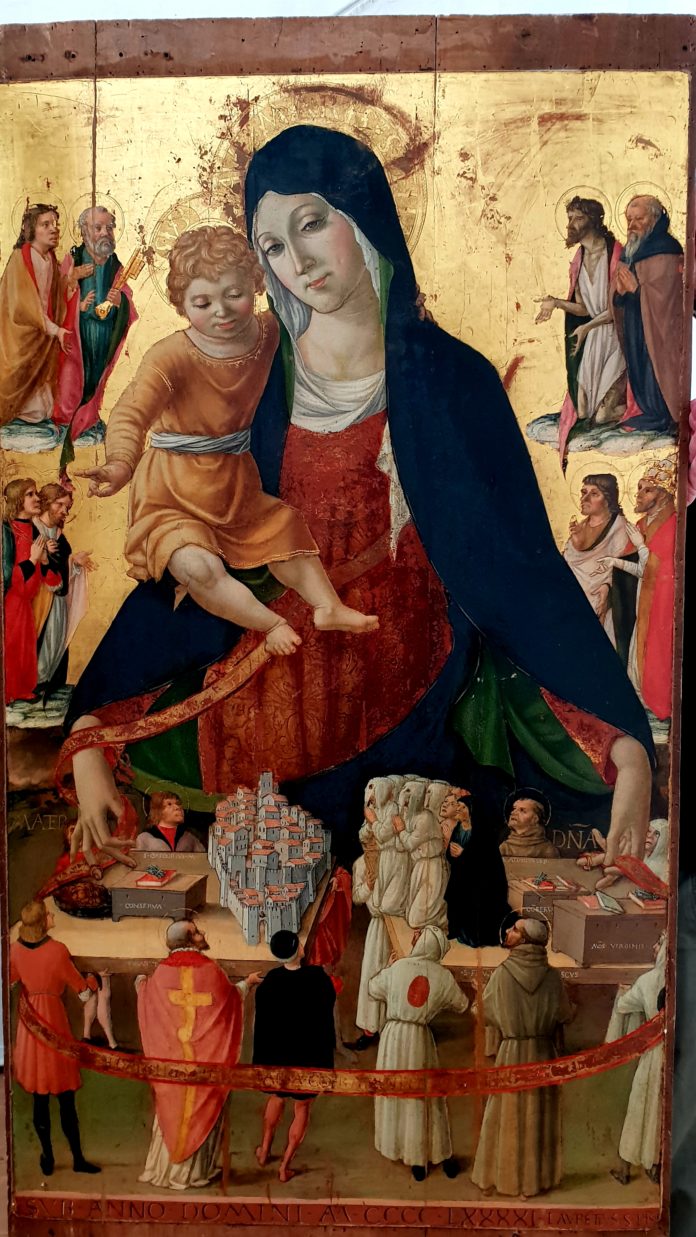 1491 ca Lorenzo d'Alessandro Madonna del Monte Eglise de Caldarola