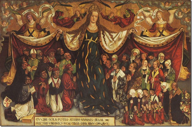 1500-10 Jan Polack Schutzmantelmadonna der Familie Sänftl Pfarrkirche Zu Unserer Lieben Frau Munchen