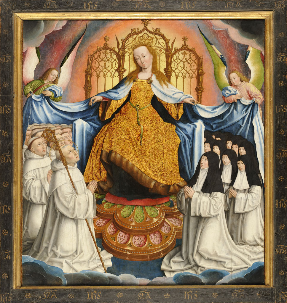 Jean Bellegambe 1507-08 Vierge des Cisterciens Musee de la Chartreuse Douai